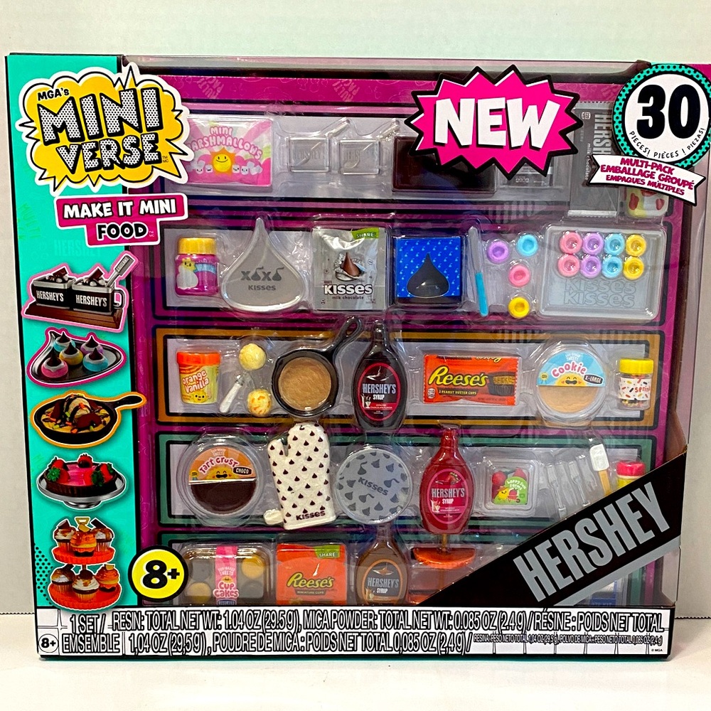 MGA'S HERSHEY’S MINI VERSE MAKE IT MINI FOOD SET